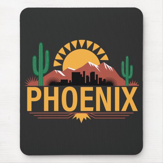 Phoenix Arizona マウスパッド (正面)