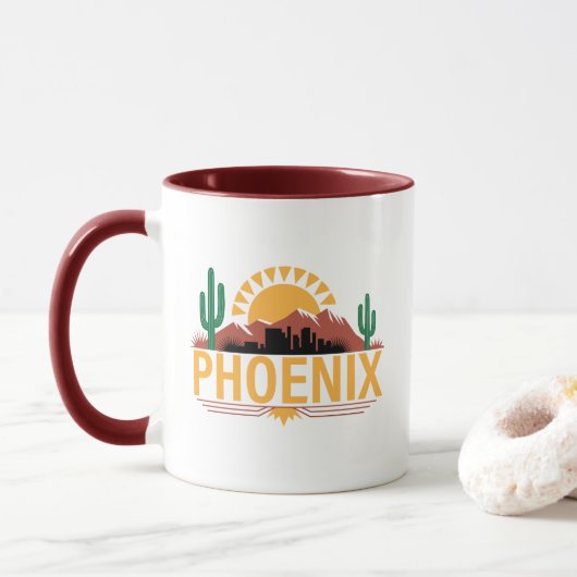 Phoenix Arizona マグカップ (ドーナツ)