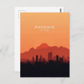 Phoenix Arizona: Desert Sunset ポストカード (正面/裏面)