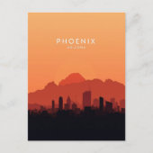Phoenix Arizona: Desert Sunset ポストカード (正面)