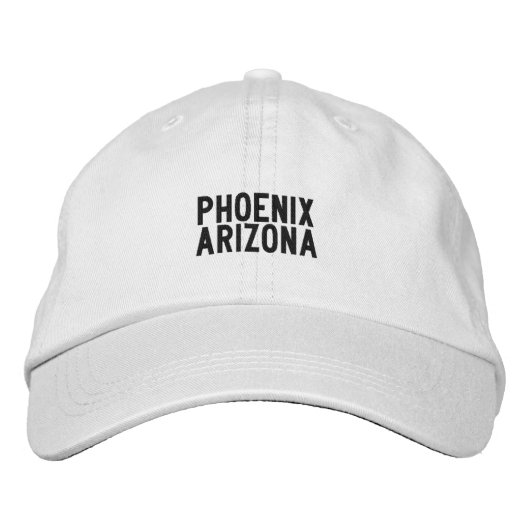 Phoenix Arizona Hat 刺繍入りキャップ (正面)
