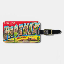 Phoenix Arizona Postcard Luggage Tag ラゲッジタグ