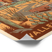 Phoenix Arizona Sun Illustration Travel Art Retro ポスター (角)