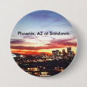 Phoenix, AZ at Sundown 缶バッジ (正面)