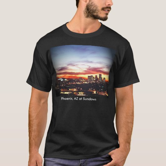 Phoenix, AZ at Sundown Tシャツ (正面)