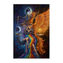 Phoenix Balance Spiritual Acrylic Wall Art