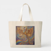 Phoenix Balance Spiritual Tote Bag ラージトートバッグ (裏面)