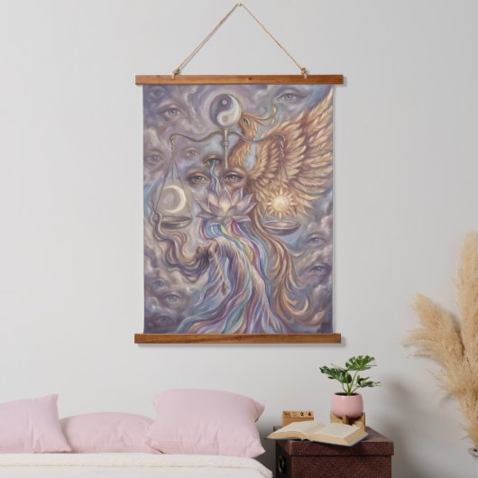 Phoenix Balance Spiritual Wall Tapestry 吊り下げ型タペストリー (寝室)