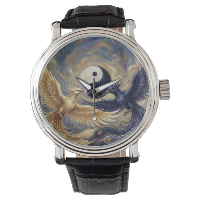 Phoenix Balance Yin Yang Watch 腕時計 (正面)