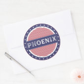 Phoenix City Pride Emblem – American Identity ラウンドシール (封筒)