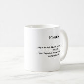 Phoenix coffee mug  コーヒーマグカップ (正面右)