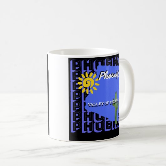 Phoenix coffee mug  コーヒーマグカップ (正面右)