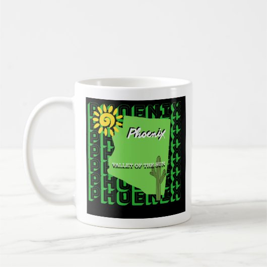 Phoenix coffee mug コーヒーマグカップ (左)