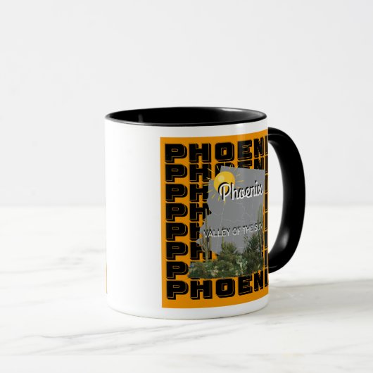 Phoenix coffee mug  マグカップ (正面右)