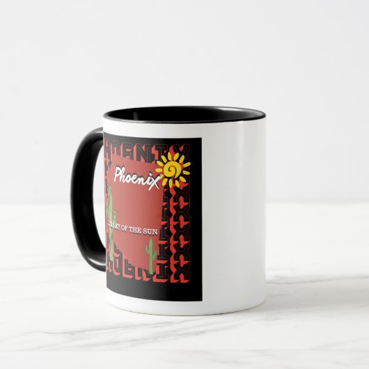 Phoenix coffee mug  マグカップ (正面左)