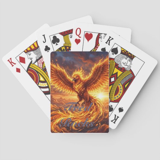Phoenix Custom playing cards set トランプ (裏面)