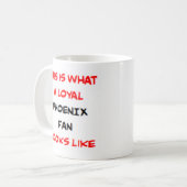 phoenix fan, loyal コーヒーマグカップ (正面左)