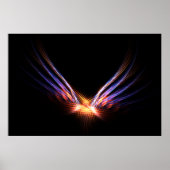 Phoenix Fire Bird Print ポスター (正面)