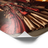 Phoenix Fire Queen Steampunk Victorian Industrial フォトプリント (角)