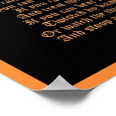 Phoenix FirebirdもしプリントとRudyard Kiplingによる ポスター (角)