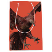 Phoenix Flying Graphic ミディアムペーパーバッグ (正面)