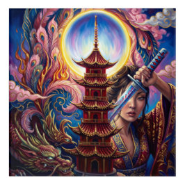 Phoenix Guardian Acrylic Wall Art アクリルウォールアート