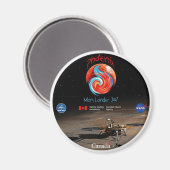 Phoenix Mission Patch CSA マグネット (正面/裏面)