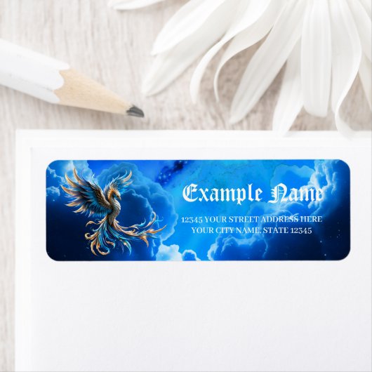 Phoenix of the Sapphire Dawn  ラベル (インサイチュ)