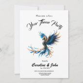 Phoenix of the Sapphire Dawn  招待状 (正面)