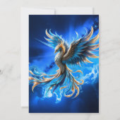 Phoenix of the Sapphire Dawn  招待状 (裏面)