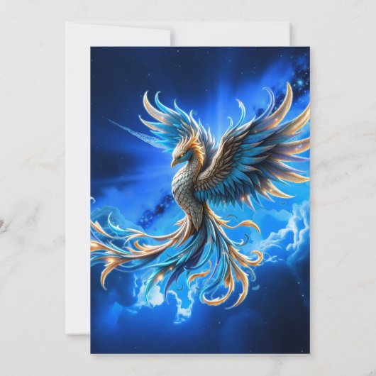 Phoenix of the Sapphire Dawn  招待状 (裏面)