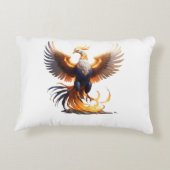 Phoenix Rise Hoodie 🔥 Mythical Fire Bird Sweatshi アクセントクッション (裏面)