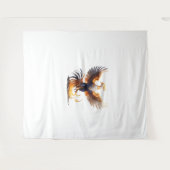 Phoenix Rise Hoodie 🔥 Mythical Fire Bird Sweatshi タペストリー (正面(横))