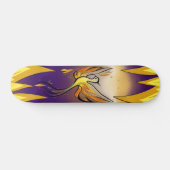 Phoenix Rise – Minimal Flame Skateboard スケートボード (横)