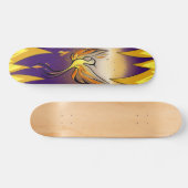 Phoenix Rise – Minimal Flame Skateboard スケートボード (横)