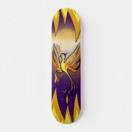 Phoenix Rise – Minimal Flame Skateboard スケートボード