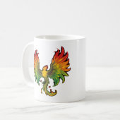 Phoenix Rising – Ein Design voller Kraft コーヒーマグカップ (正面左)