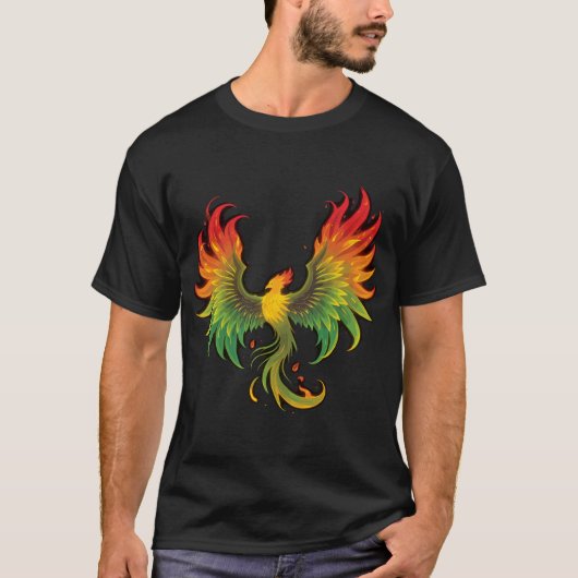 Phoenix Rising – Ein Design voller Kraft und Wiede Tシャツ (正面)
