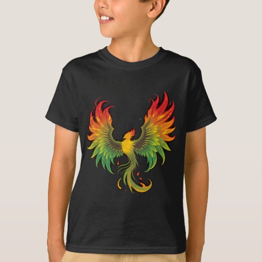 Phoenix Rising – Ein Design voller Kraft und Wiede Tシャツ (正面)