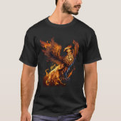 Phoenix Rising From Ashes Resurrection Rebirth New Tシャツ (正面)