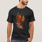 Phoenix Rising From Ashes Resurrection Rebirth New Tシャツ (正面)