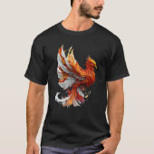 Phoenix Rising From Ashes Resurrection Rebirth New Tシャツ (正面)