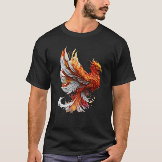 Phoenix Rising From Ashes Resurrection Rebirth New Tシャツ (正面)