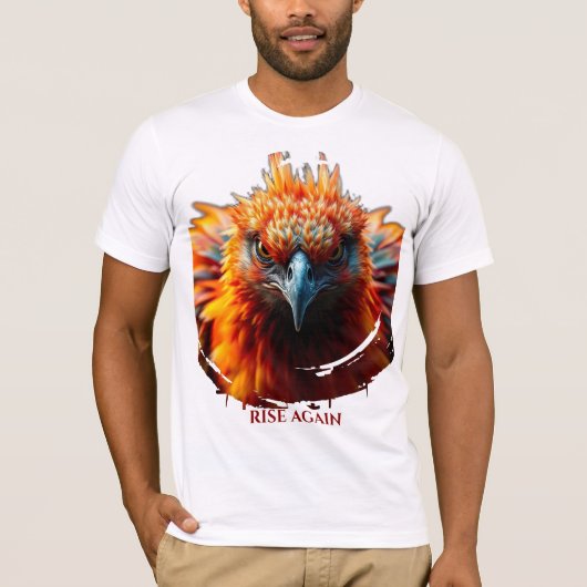 🔥 Phoenix Rising - Rebirth & Power Tシャツ (正面)
