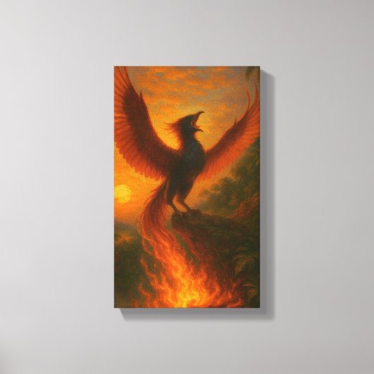 Phoenix Rising — Signature Acrylic | Orrin Studios キャンバスプリント (正面)