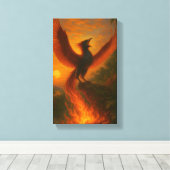 Phoenix Rising — Signature Acrylic | Orrin Studios キャンバスプリント (インサイチュ (ウッドフロア))