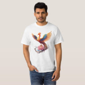 Phoenix Rising – Symbol of Strength and Renewal Tシャツ (正面フル)