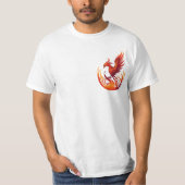 Phoenix Rising – Symbol of Strength and Renewal Tシャツ (正面)