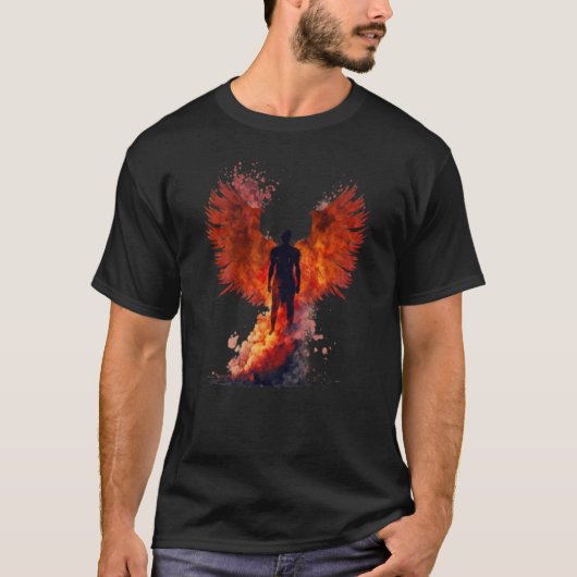 Phoenix Rising Wings Resurrection Rebirth New Begi Tシャツ (正面)