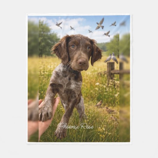 Phoenix Rose, Forever Loyal Sherpa Throw Blanket フリースブランケット (正面)